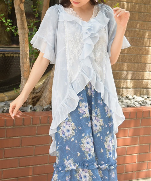 Fishtail Willow Crepe Gown