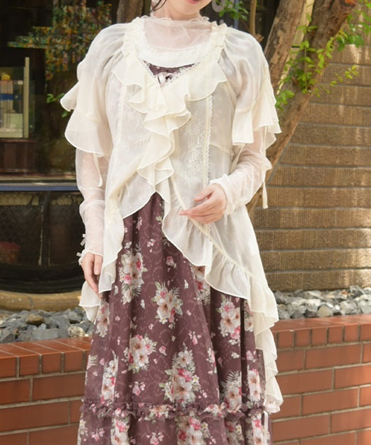 Fishtail Willow Crepe Gown