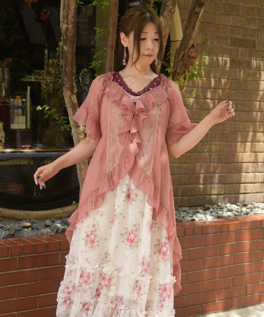 Fishtail Willow Crepe Gown