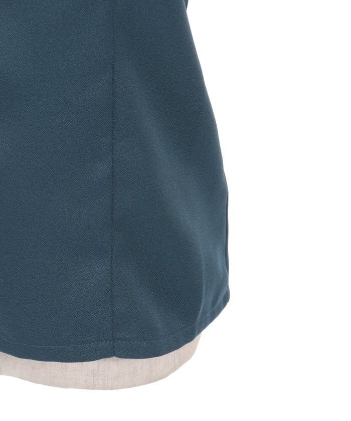 Ribbon & Jabot Brooch Blouse