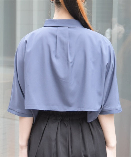 Blouse with Chain Necktie