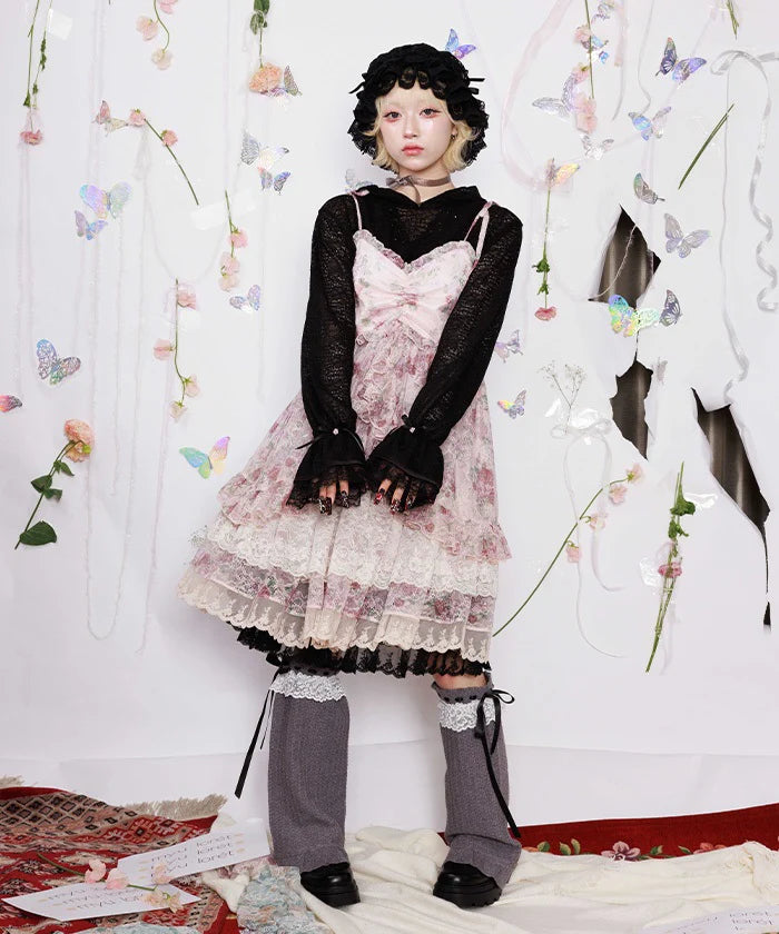 Lace Hoodie Pullover