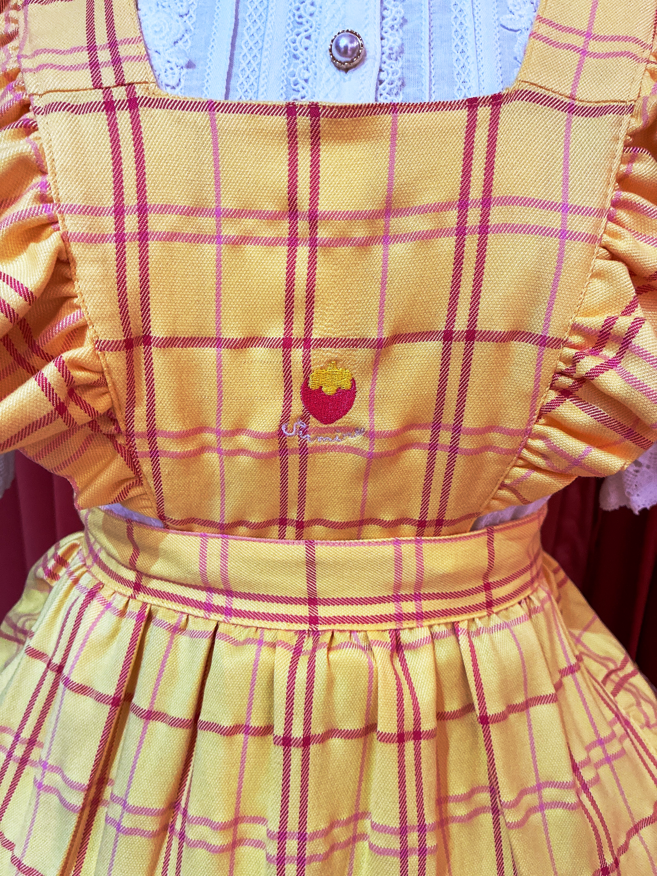 Happy Tartan Apron
