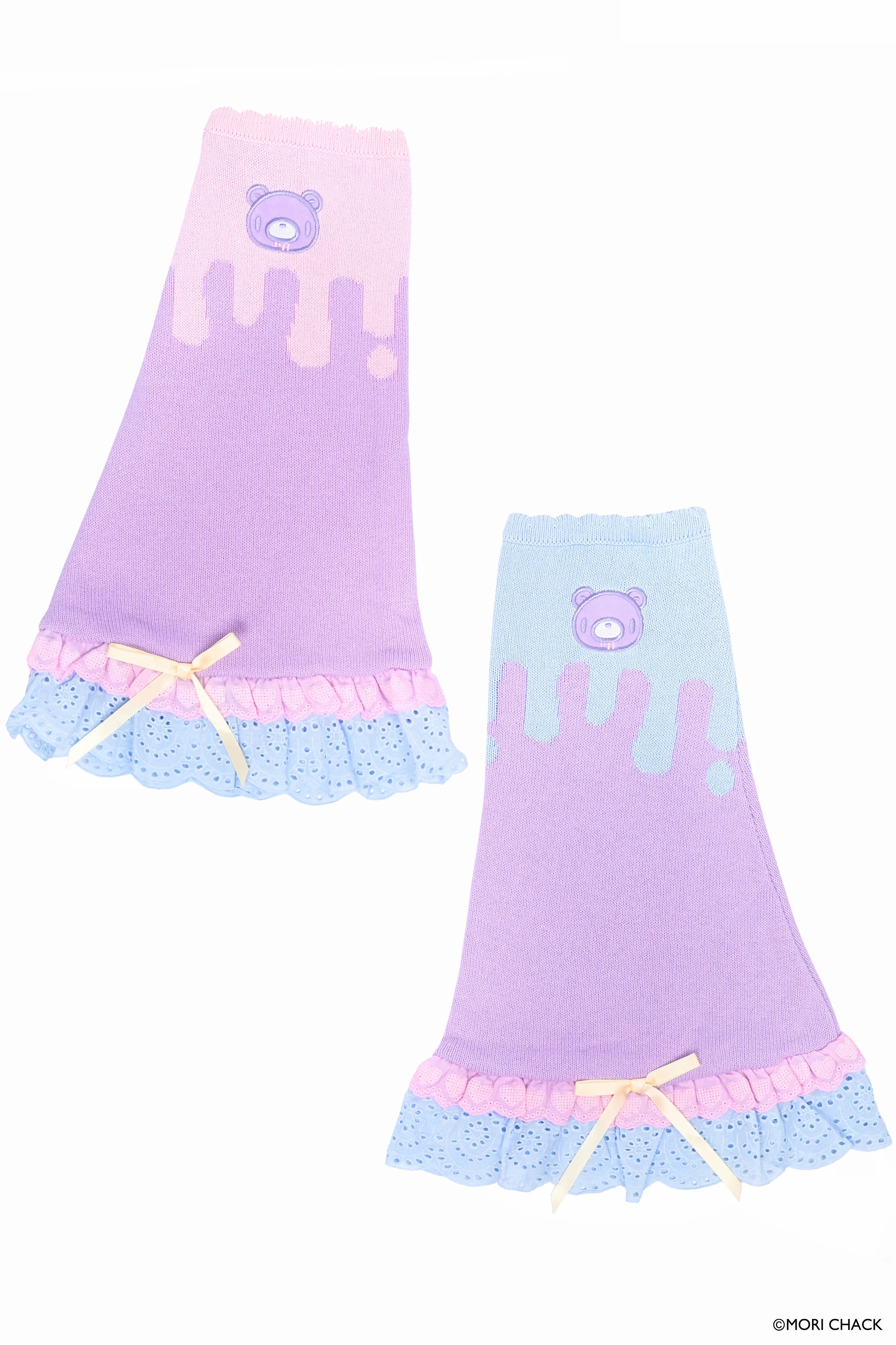Gloomy Bear x My Violet Pastel Drip Legwarmers