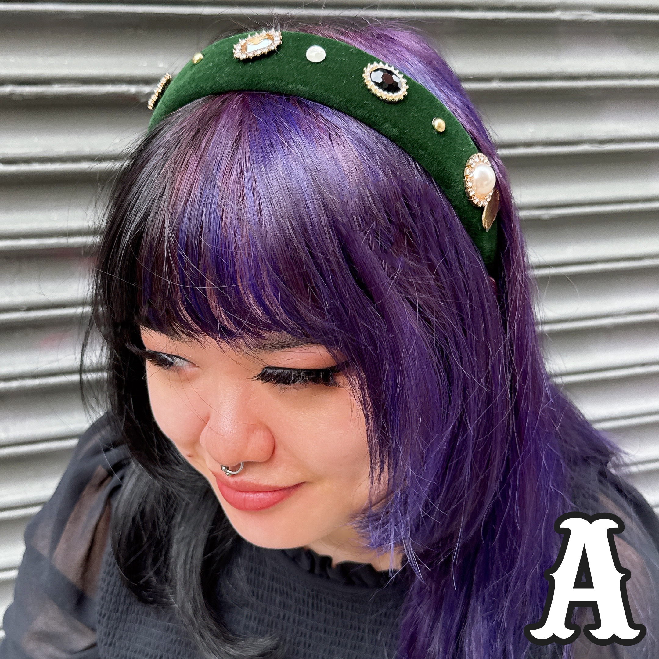 Gem Velvet Headband