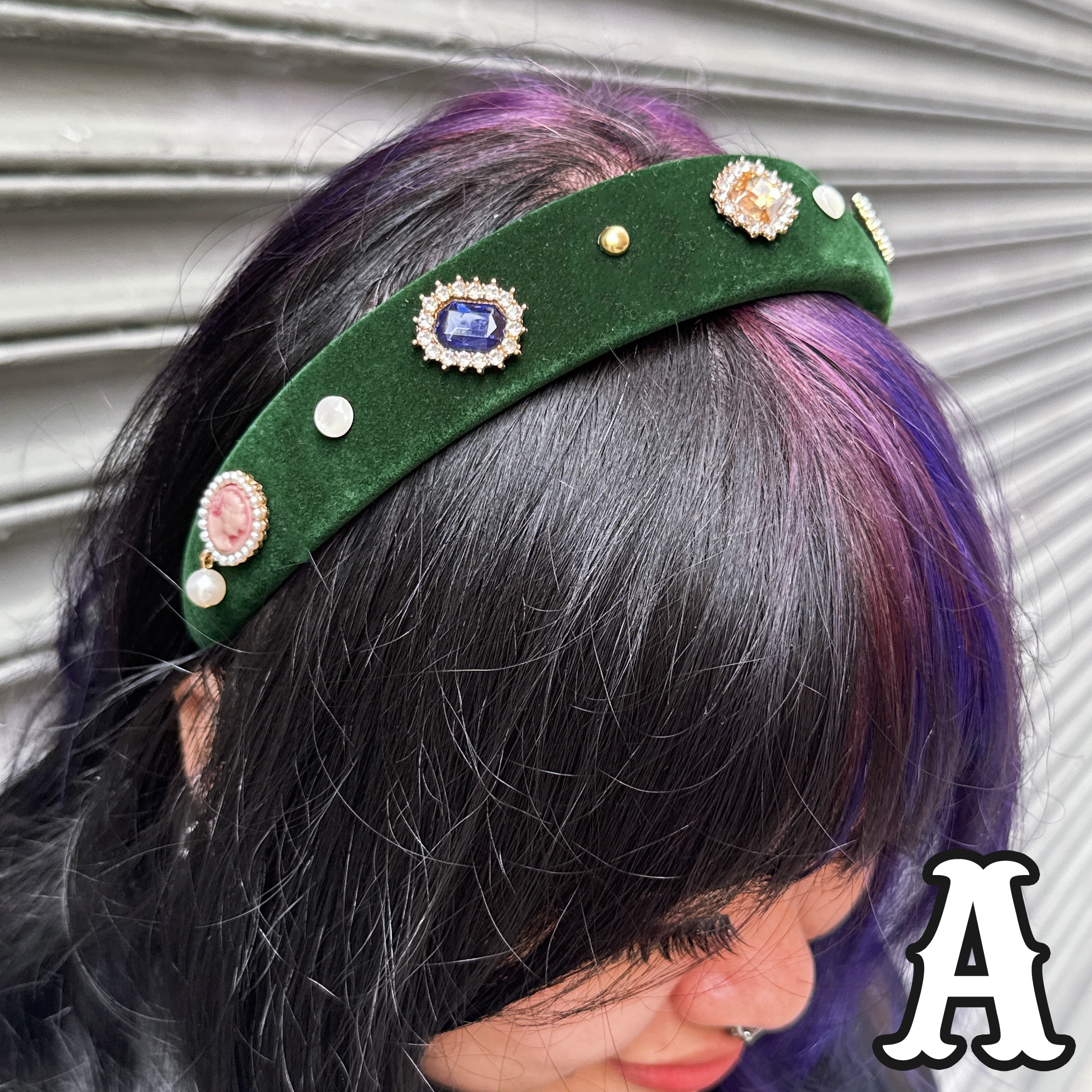 Gem Velvet Headband