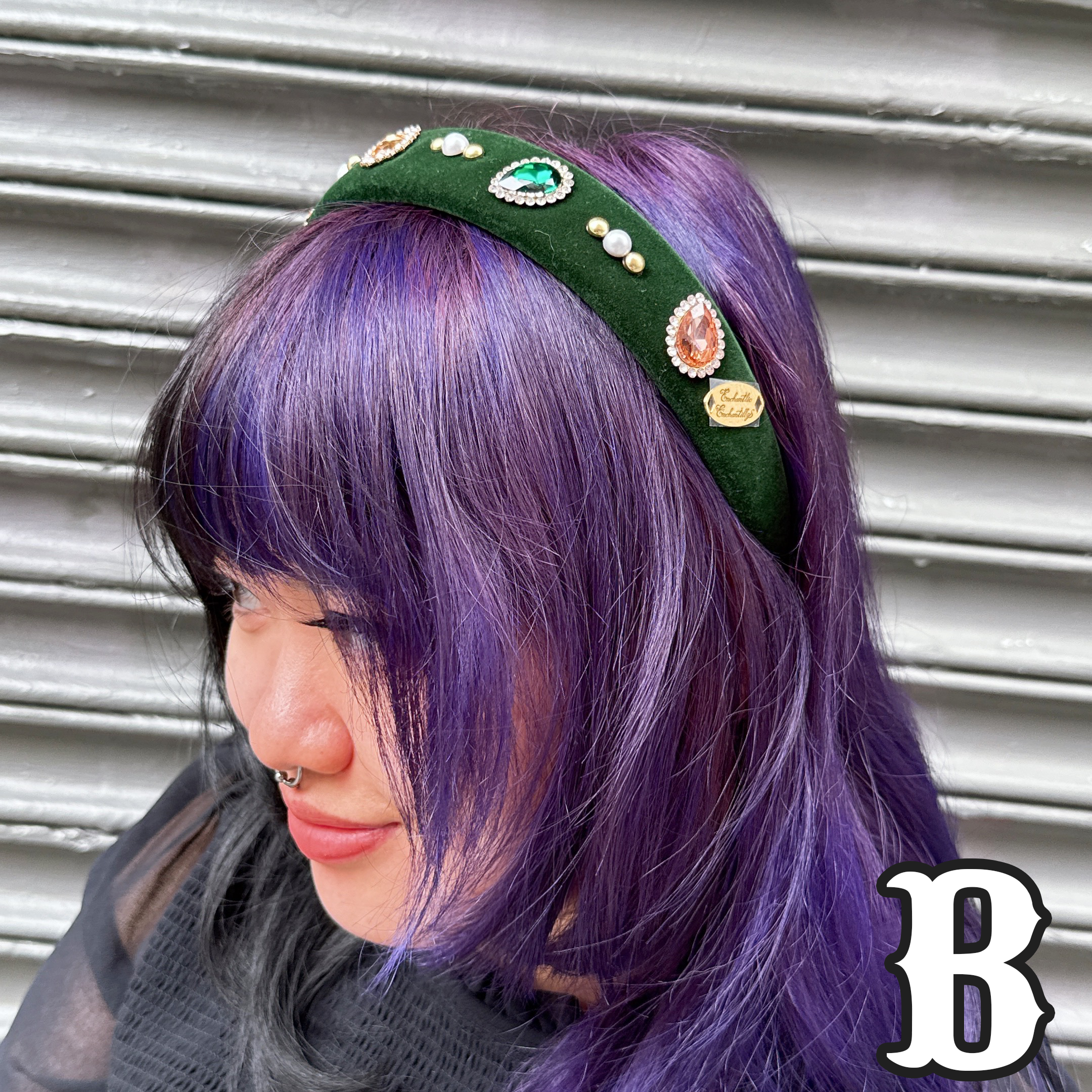 Gem Velvet Headband