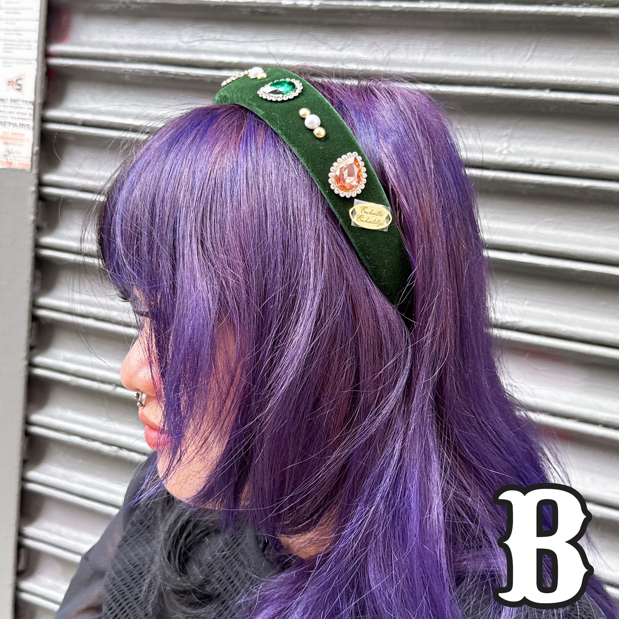 Gem Velvet Headband