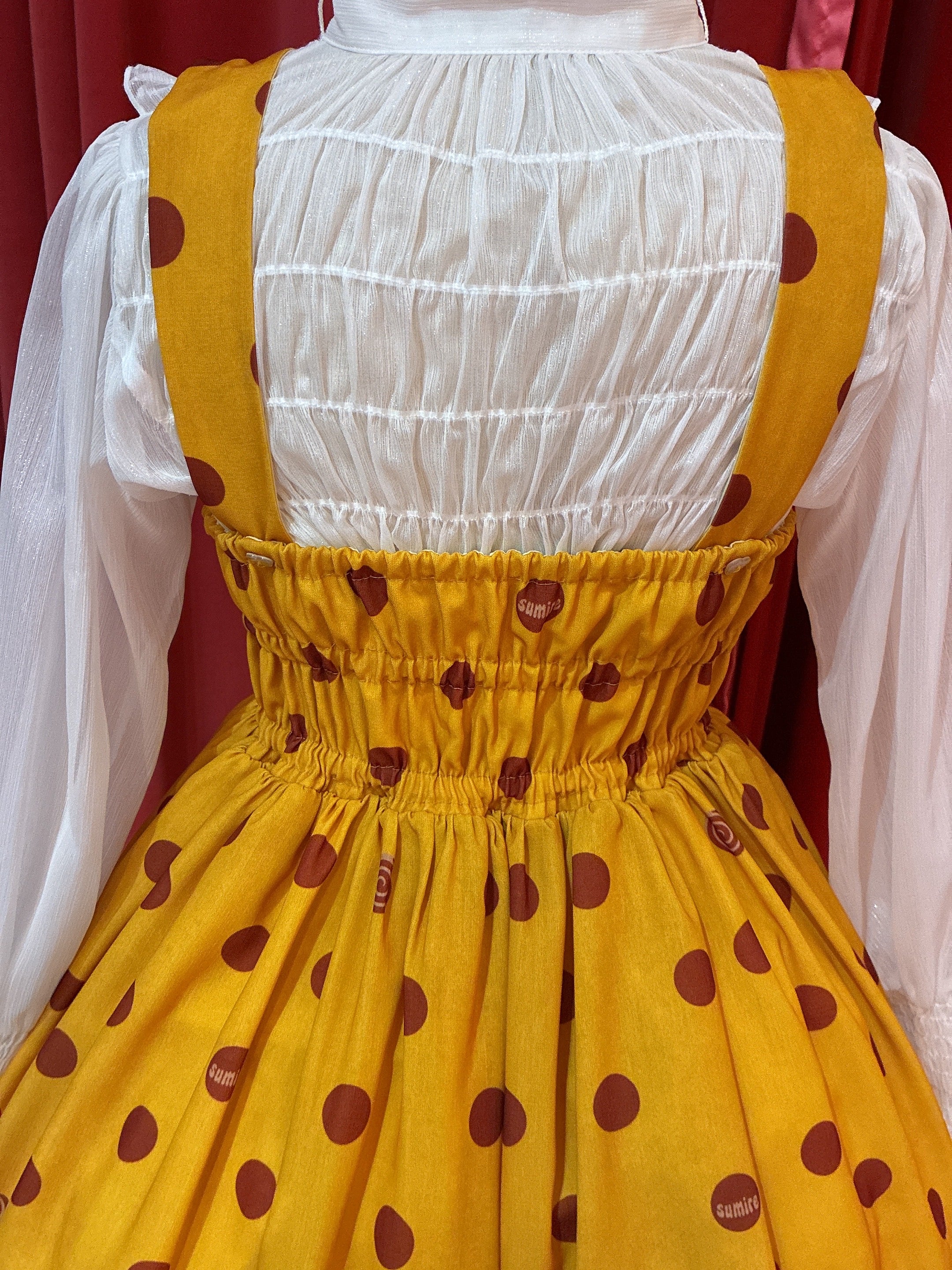 Gurotesque Melancholia Polka Dot Jumperskirt