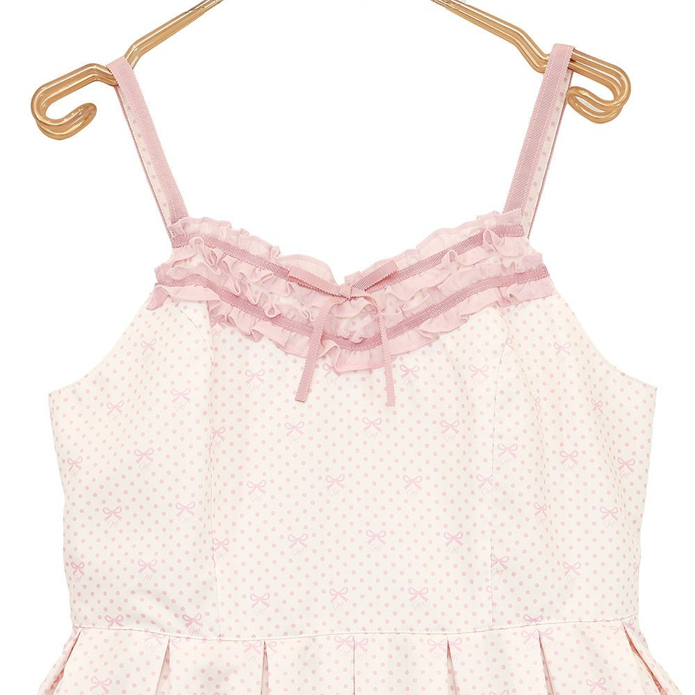 Little Dot Ribbon Jumperskirt