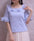 Pleated Frill Bicolor Pullover