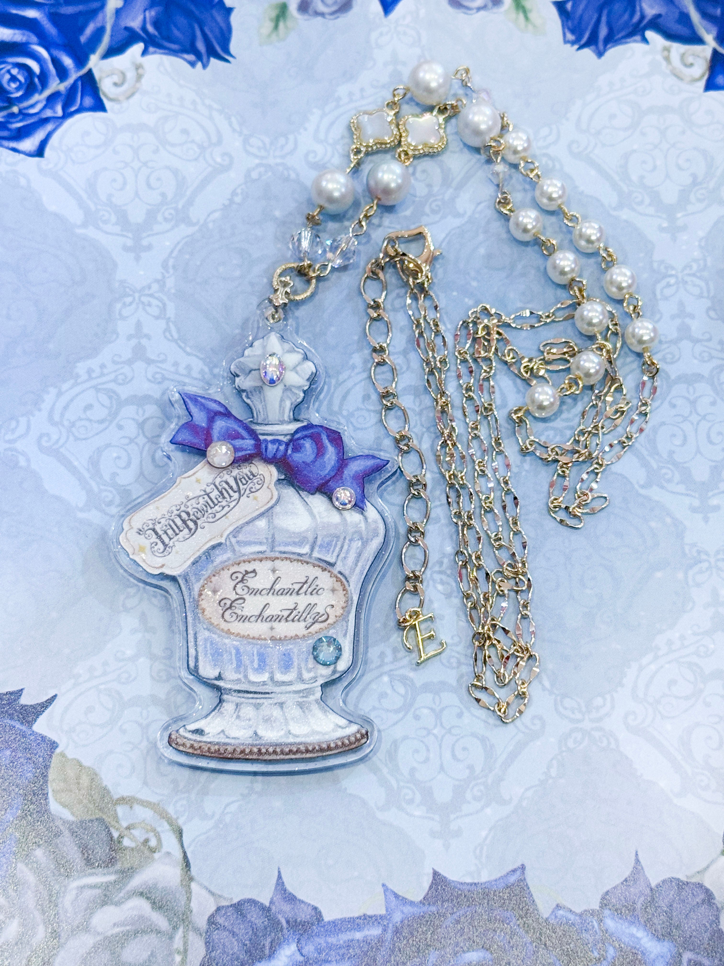 Drink Me Necklace - Blue