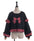 Ribbon Patch Cropped Pullover