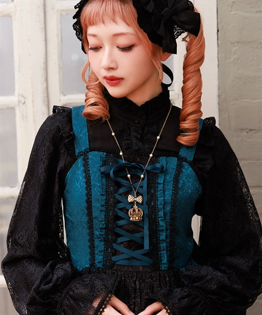 Cross Motif Jumper Skirt