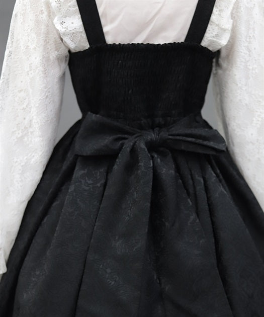 Cross Motif Jumper Skirt