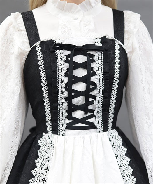 Cross Motif Jumper Skirt