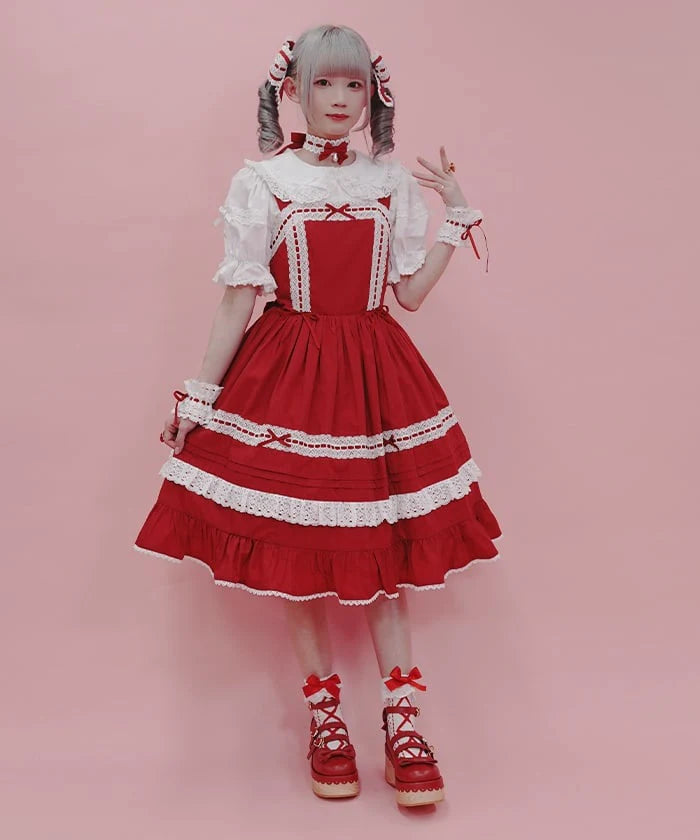 Ladder Lace Jumperskirt