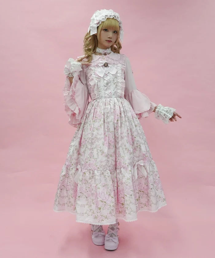 Rose Garland Long Jumperskirt