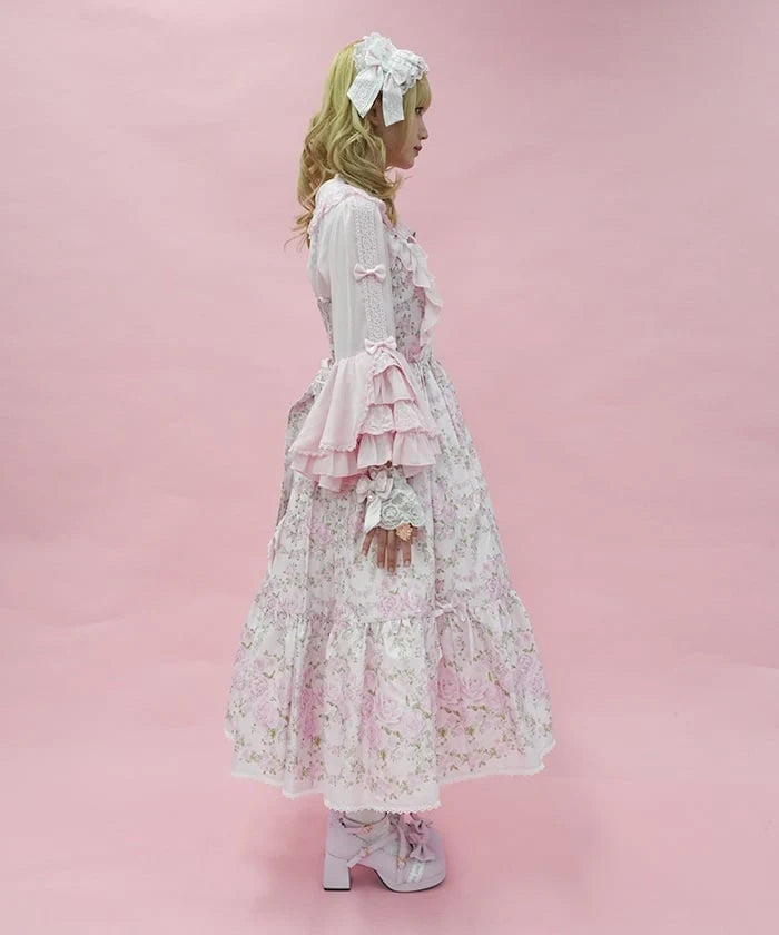 Rose Garland Long Jumperskirt