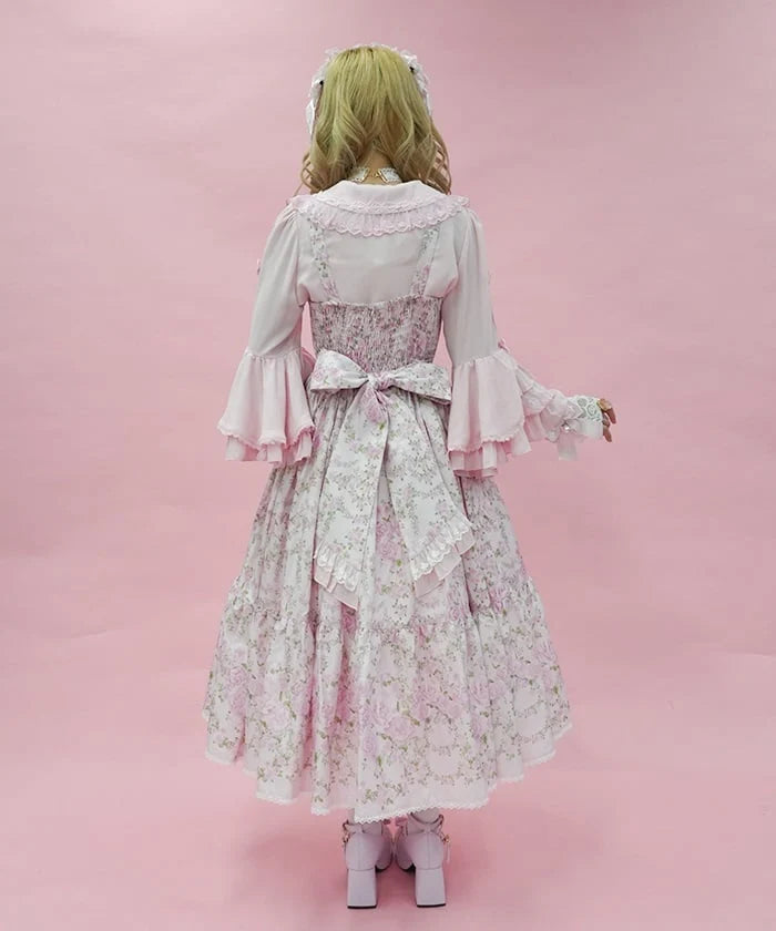 Rose Garland Long Jumperskirt