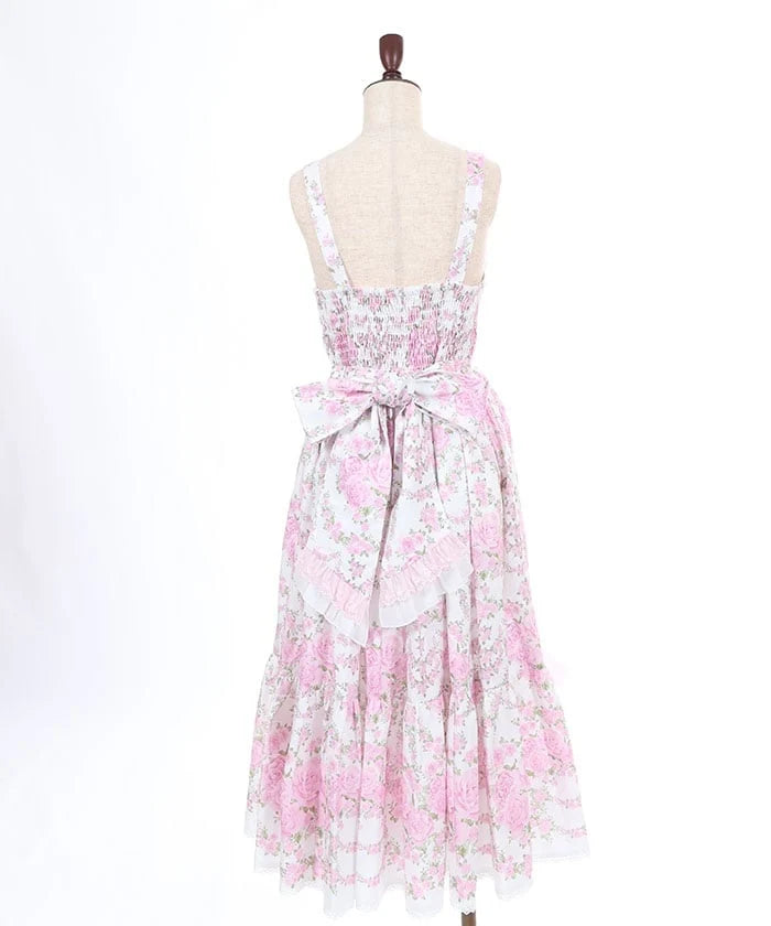 Rose Garland Long Jumperskirt