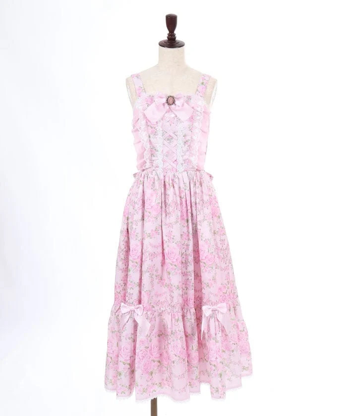 Rose Garland Long Jumperskirt