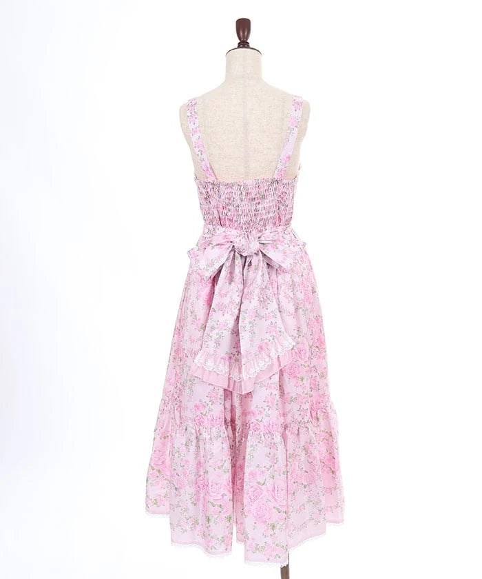 Rose Garland Long Jumperskirt