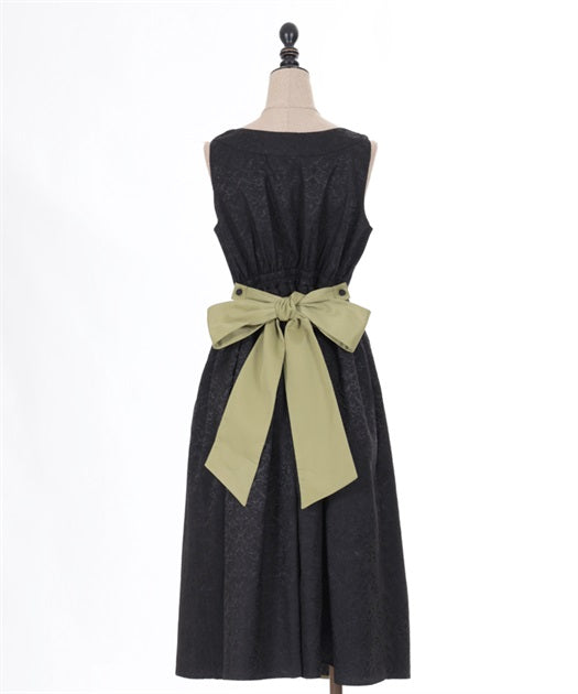 Peony Embroidered Chinese Jumper Skirt