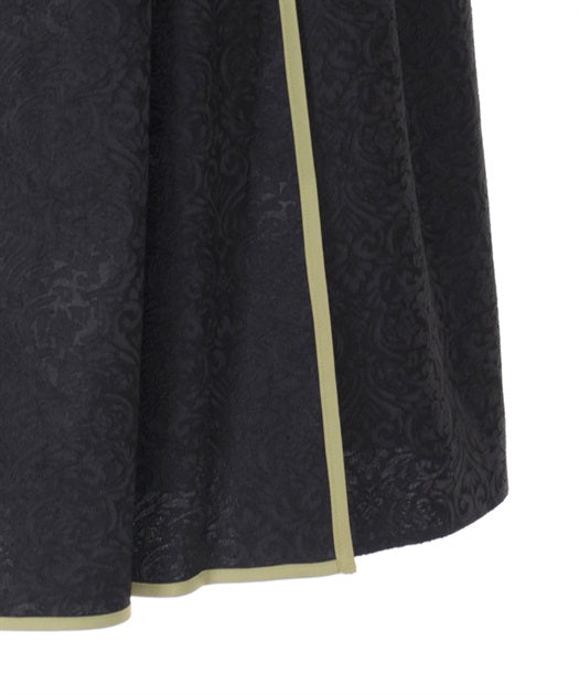 Peony Embroidered Chinese Jumper Skirt