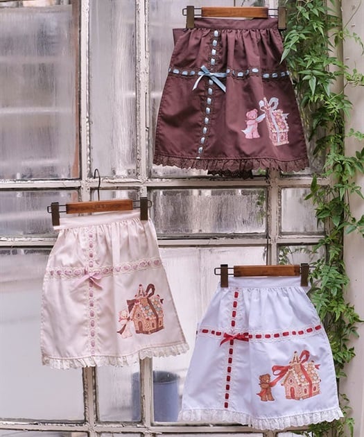 Candy House Print Apron