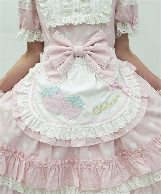 Strawberry Dot Apron