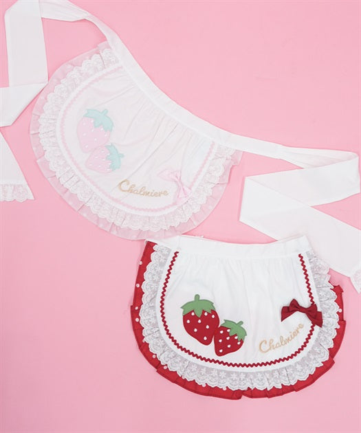 Strawberry Dot Apron
