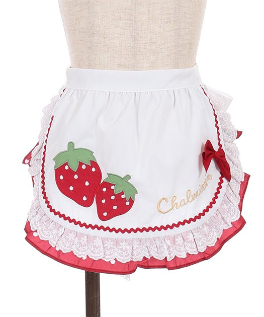Strawberry Dot Apron