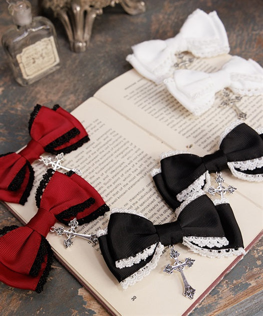 Cross Ribbon Clip Set