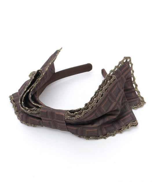 Chocolate Pattern Headband (Made to Order)