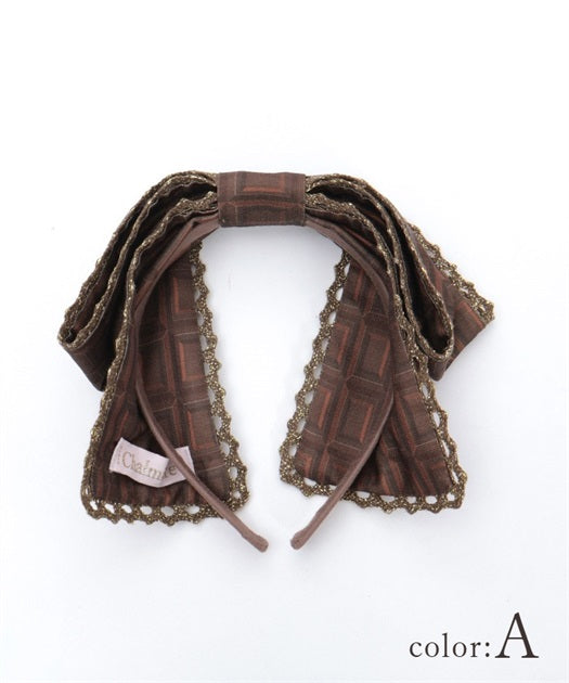 Chocolate Pattern Headband (Made to Order)