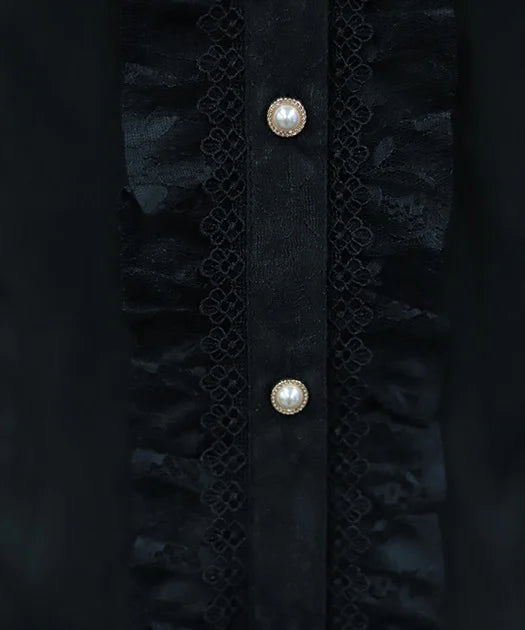 Hime-sleeved 7-minute blouse