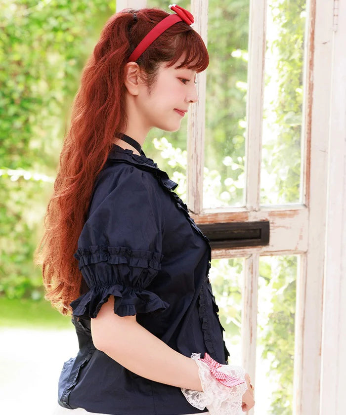 Square Neck Cotton Blouse