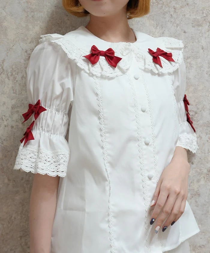 Torsion Lace Blouse