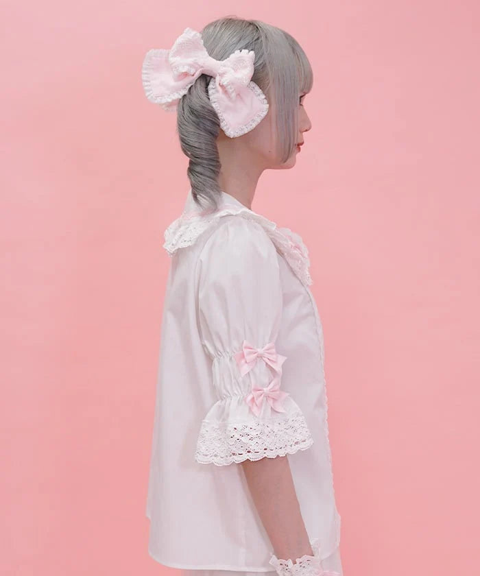 Torsion Lace Blouse