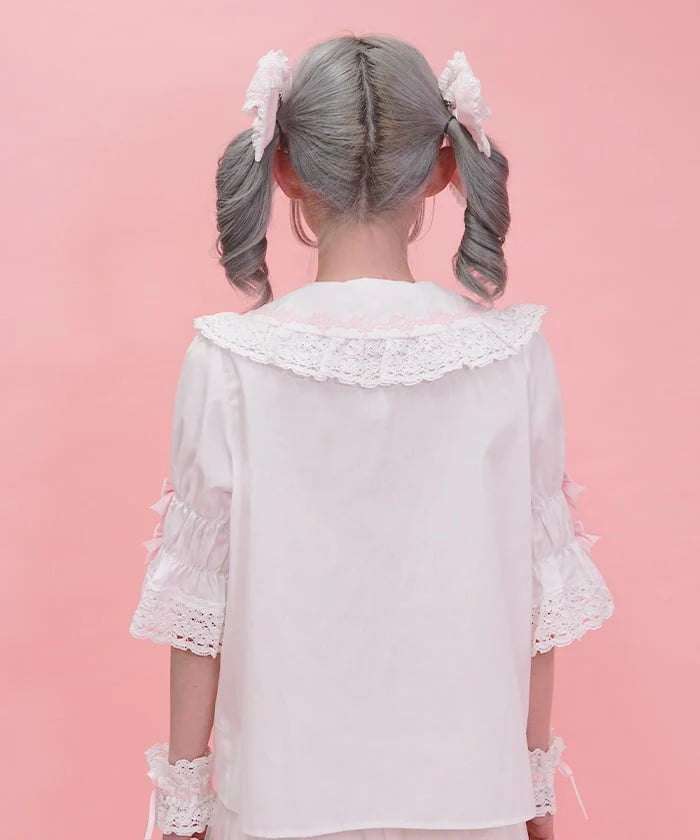 Torsion Lace Blouse