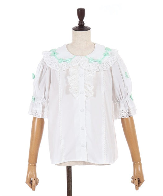 Color Scheme Ribbon Blouse