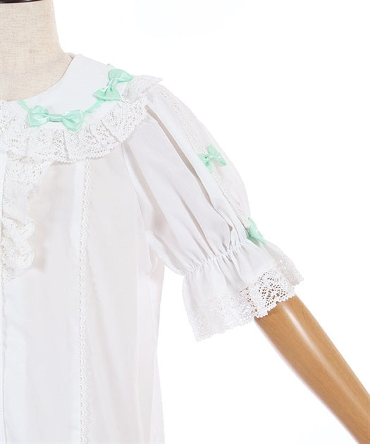 Color Scheme Ribbon Blouse