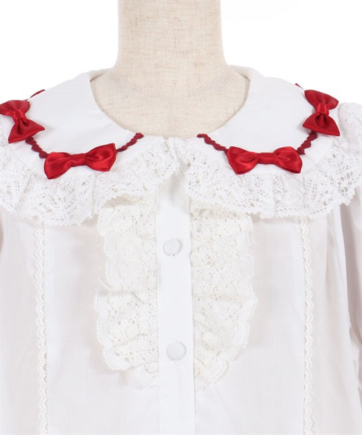 Color Scheme Ribbon Blouse