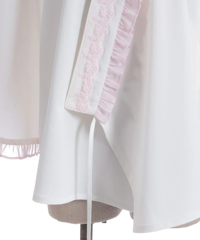 Lace Collar Japanese Style Blouse