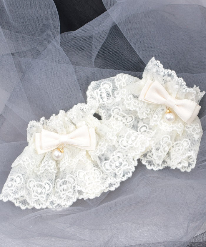 Bear Embroidery Cuffs