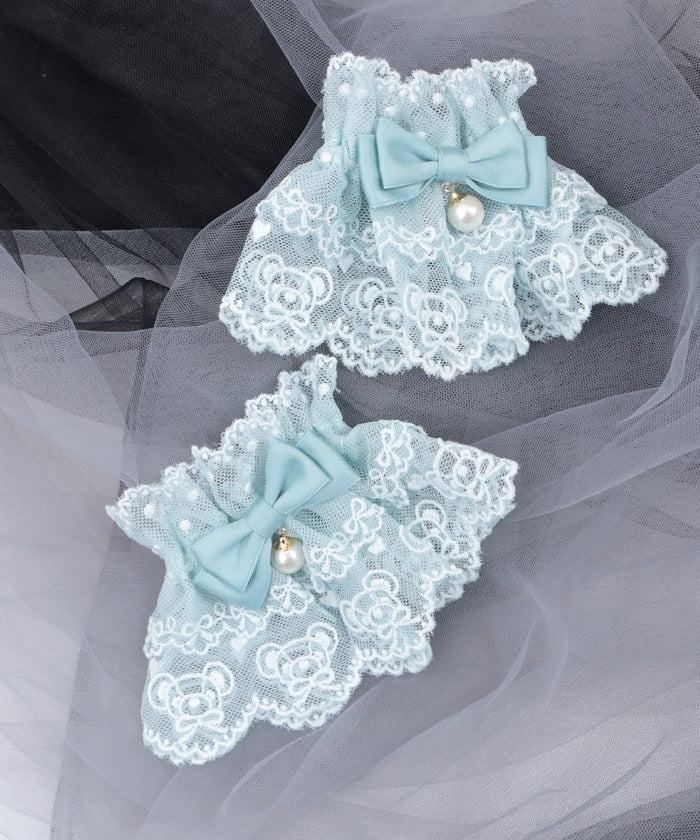 Bear Embroidery Cuffs