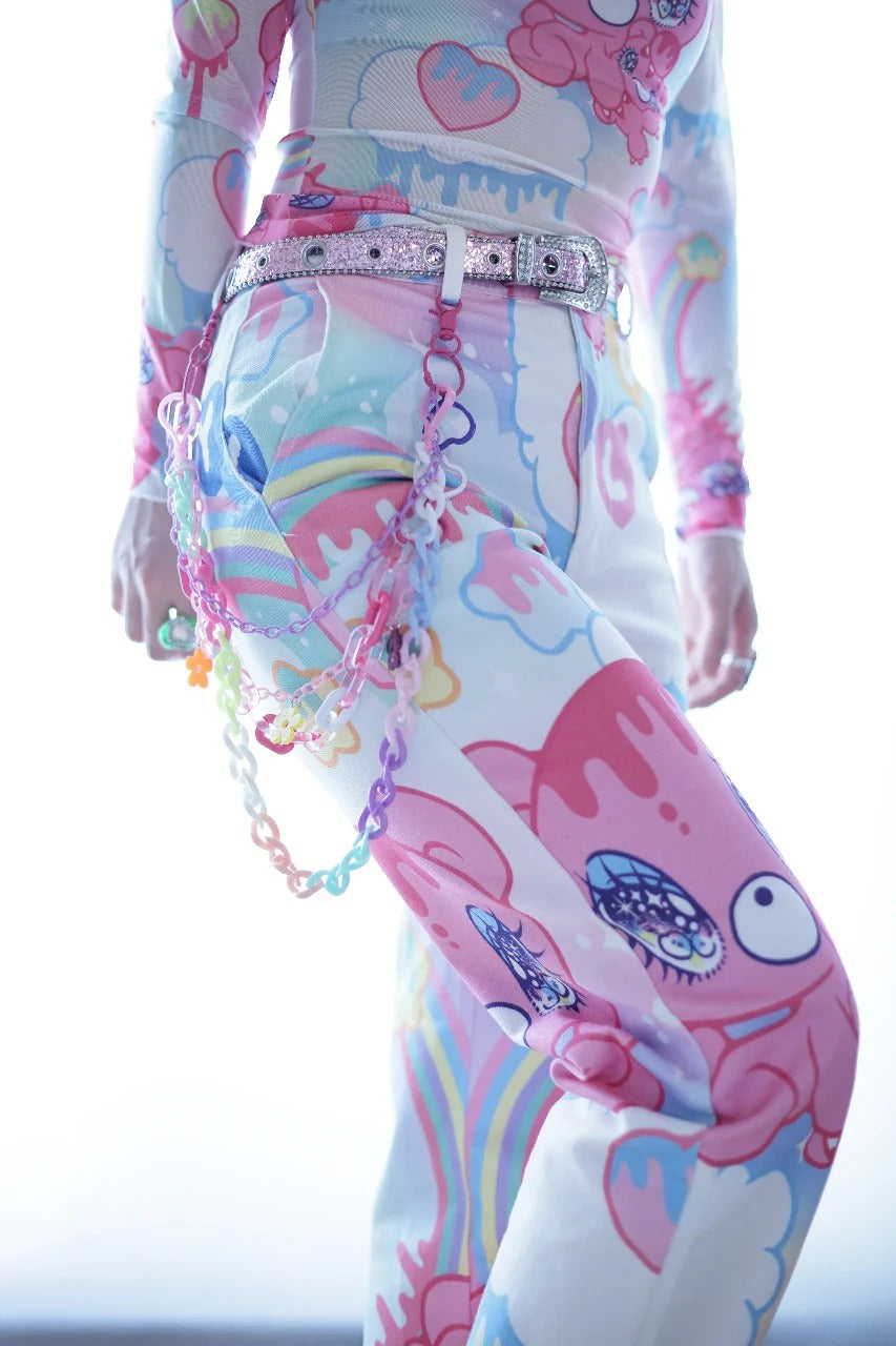 Plush Wonderland Denim Pants