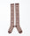 Striped Heart Over-knee Socks