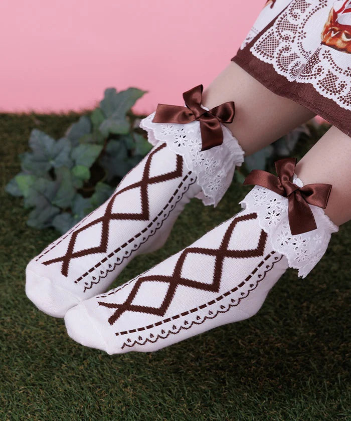 Cotton Lace Socks